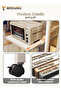 5-Layer Kitchen Storage Rack With Pull-Out Layer, Movable Home Storage Rack - 5