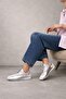 Monowomen's Genuine Leather Sneaker Shoes - 5