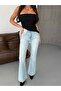 Light Blue High Waist Bootcut Denim Pants