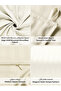 6-Piece Hotel Striped Duvet Cover Set, King Size 220x240 cm, Microfiber, Without Filler - 5