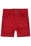 Gabardine 6-24 Months Shorts - Red