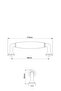 96mm Porcelain Furniture Drawer Cloakroom Kitchen Cabinet Handle Gold - 5