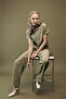 Straight Fit Wrinkled Textured Trousers G2919Ax26Sp - 3