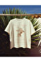 Premium Oversize Cut Short Sleeve Printed T-Shirt - 5