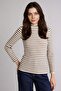 Slim Fit Ribbed Camisole Long Sleeve T-Shirt H4442Ax26Sp