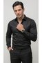 Men's Slim Fit Classic Satin Shirt - 3