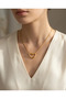 Non Tarnish Steel Imported Knot Heart Necklace