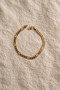 Steel Rose Gold Crushed Figaro Chain Montana Bracelet -No Tarnishing- - 2