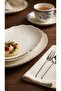 Timeless Elegance 2-Piece 25 cm Silver Porcelain Boat Salad Set – Stylish Tableware Set Modern