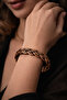 Women's Copper Bracelet Weave Model Healing Thin 100% Pure Copper Bracelet Handcuff - 2