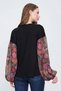 Women's Black Sleeves Chiffon Long Sleeve Sheer Blouse Yb2802200 2802231 - 5