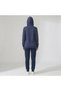 Women's Navy Blue Hooded Viscose Tracksuit Set Comfortable Fit - 8