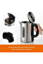 2200W Stainless Steel Cylindrical Electric Kettle 1.7 Liter - 3