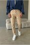 Boyfriend Fit Carrot Cut Men's Beige Denim Jean Jeans Trousers Mz-835 - 2
