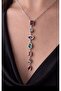 Steel Silver Color Shahmeran Colorful Necklace Does Not Tarnish. 45 cm Adjustable. - 2