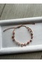 Pink Opal Natural Stone Anklet/bracelet Adjustable Thread - 4