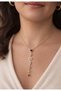 Steel Gold Color Shahmeran Necklace, Colorful, Does Not Tarnish. 45 cm Adjustable.
