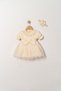 Baby Girl Mevlütlük Summer Dress with Bandana and Lace Newborn Hospital Release Wedding Dress Evening Dress 4024 - 2