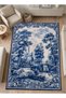 Sdt Retro Village Life Themed Nostalgic Woven Base Decorative Carpet Sdt608