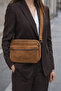 Genuine Leather, Handmade, Multi-Compartment, Pocketed, Suede, Women'S, Crossbody and Shoulder Bag - 3