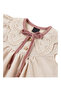 Girl's Summer Set Embroidered Collared Blouse and Pants 2-Piece Set - 5
