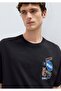 M0613391 Printed T-Shirt Men's T-Shirt Black - 2