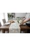 Table Runner Coffee Color Floral Embroidery Embroidered Runnur Single Runner Dowry Goods - 3