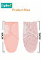 4 PCS Baby Swaddle Blanket Wrap Cap Set Newborn Infant Sleep Sack With Caps 100% Breathable Cotton 0 - 8