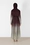 Foil Printed Silvery Dress 40831 - 3