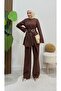 Premium Cut Belted Modern Hijab Double Set