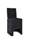 Garden Composter Black 280 L Polypropylene - 5