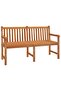 4 Piece Garden Dining Set Solid Wood Teak - 2