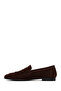 Women's Brown Buckle Suede Leather Loafer 25Afd380410 - 2