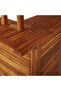 Outdoor Bar Table with Rooftop 113x106x217 cm Solid Acacia Wood - 7