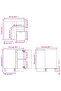 Corner Bottom Cabinet Lyon White 75.5x75.5x81.5 cm Engineered Wood - 3