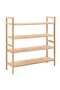 Shoe Rack Solid Walnut Wood 69x26x81 cm