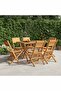Folding Garden Chairs 6 pcs 47x61x90 cm Solid Wood Teak