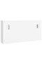 Key Cabinet White 40x8.5x20 cm Engineered Wood&Steel - 7