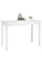 Dining Table White 110x55x75 cm Solid Wood Pine - 5