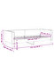 Day Bed without Mattress Dark Grey 90x190 cm Single Fabric - 3