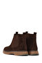 Men's Brown Suede Leather Chelsea Boots 25Wfd670410 - 7