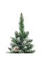 Artificial Slim Christmas Tree with Stand 120 cm PVC - 2