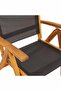 Folding Garden Chairs 4 pcs Solid Wood Acacia and Textilene - 8