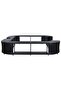Square Spa Surround Black 268 x 268 x 55 cm Poly Rattan - 4