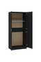 Wardrobe Black 90x52x200 cm Engineered Wood - 4