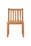 5 Piece Garden Dining Set 160x80 cm Solid Teak Wood - 4