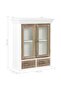 Wall Cabinet White 49x22x59 cm Engineered Wood - 3