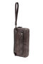 Men's Gray Leather Mini Handbag 25Sbd3534Cr - 6