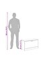 Shoe Storage Bench White 80x24x45 cm - 7