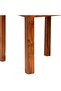Dining Chairs 2 pcs Solid Wood with Honey Finish Modern - 6